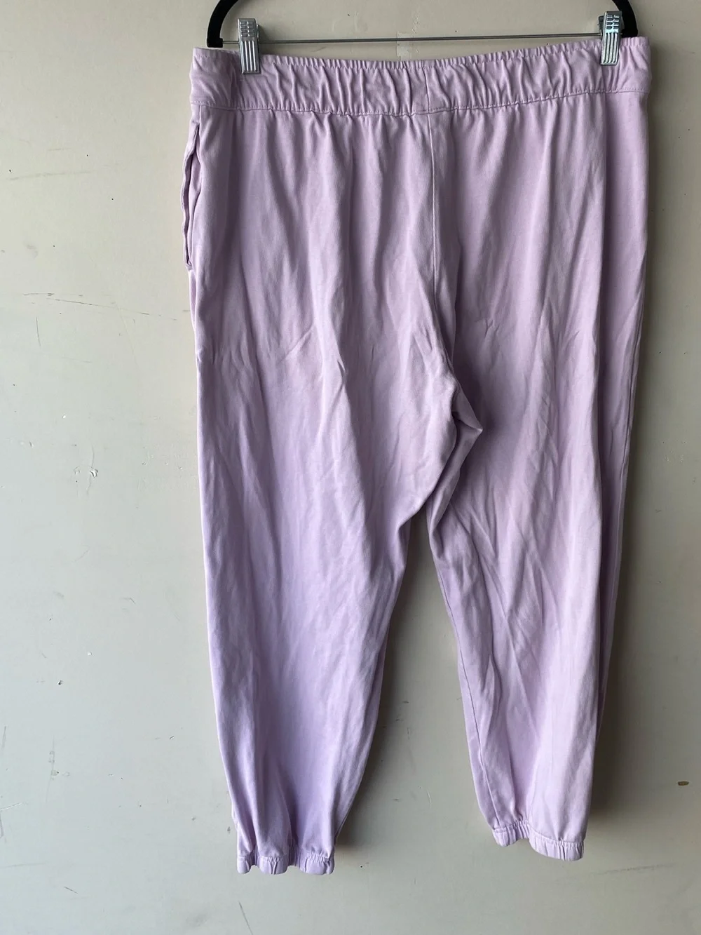 NIKE Lilac Purple Cotton Jersey Easy Jogger Pants XL Pastelcore Lounge